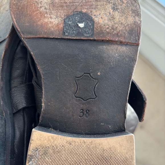 FREE PEOPLE OUTSIDER MOTO BOOT in Brown (Missing top buckles) - Picture 13 of 14